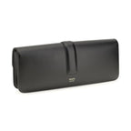 Khaite Black Calf Leather Bos Taurus Clutch Bag