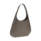 Khaite Gray Calf Leather Bos Taurus Handbag