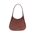 Khaite Bordeaux Calf Leather Bos Taurus Handbag