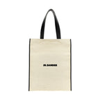 Jil Sander Bicolor Jute Tote Bag