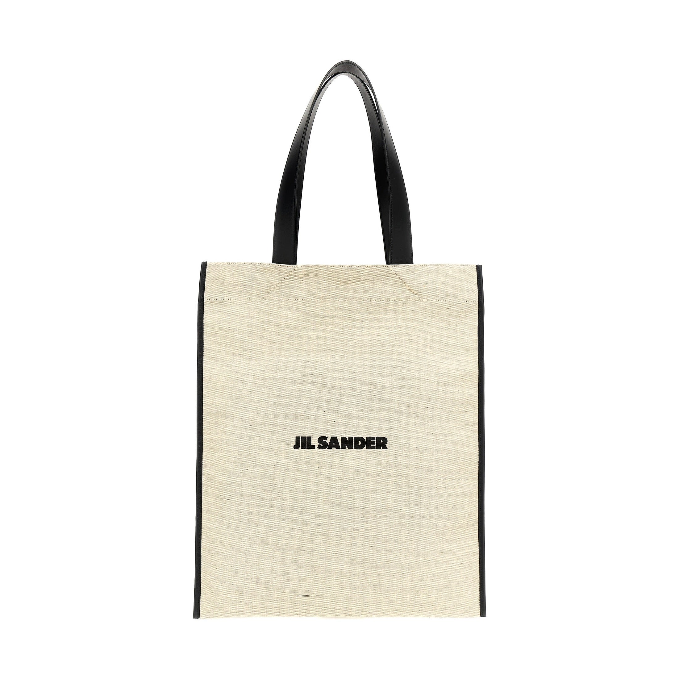 Jil Sander Bicolor Jute Tote Bag