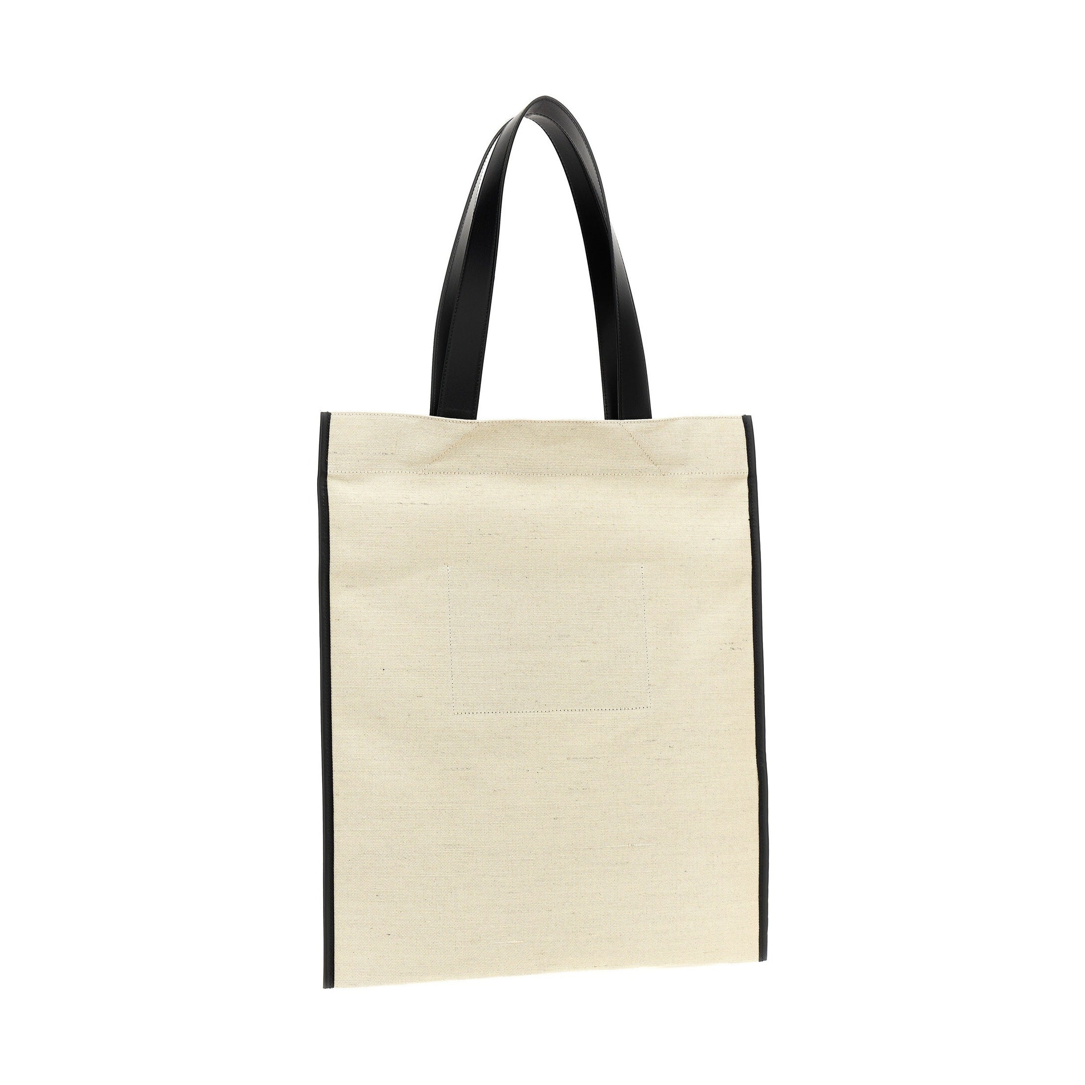Jil Sander Bicolor Jute Tote Bag