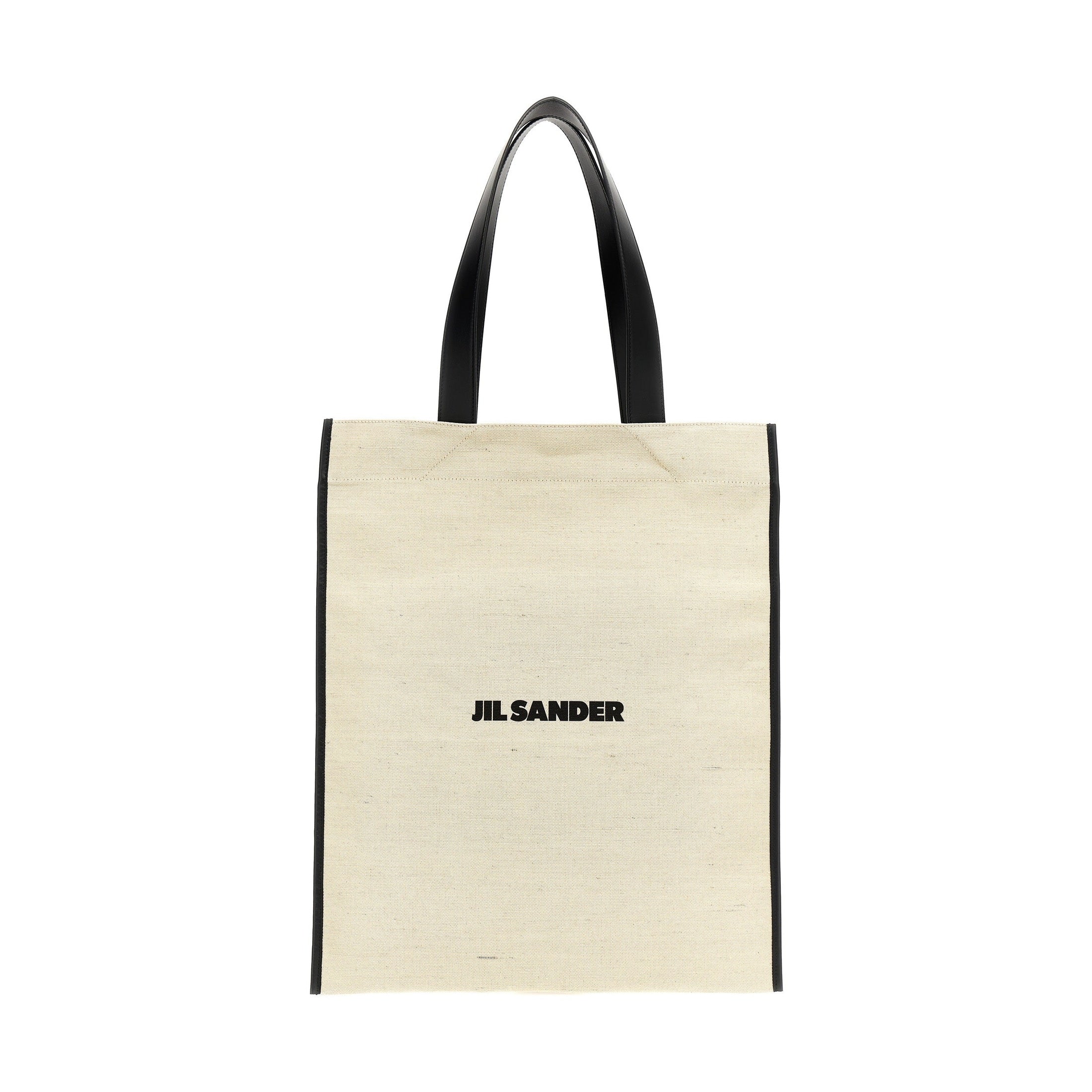 Jil Sander Bicolor Cotton Tote Bag