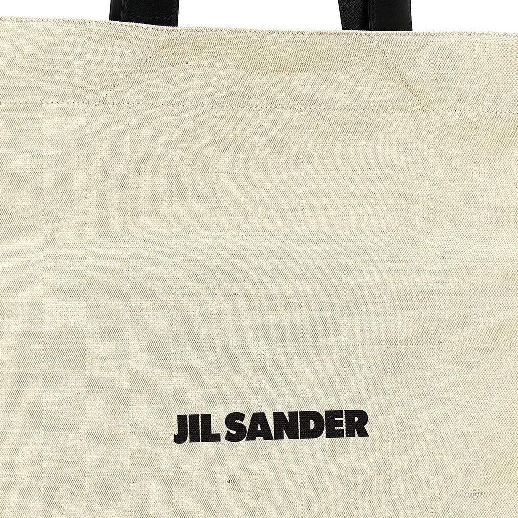 Jil Sander Bicolor Jute Tote Bag