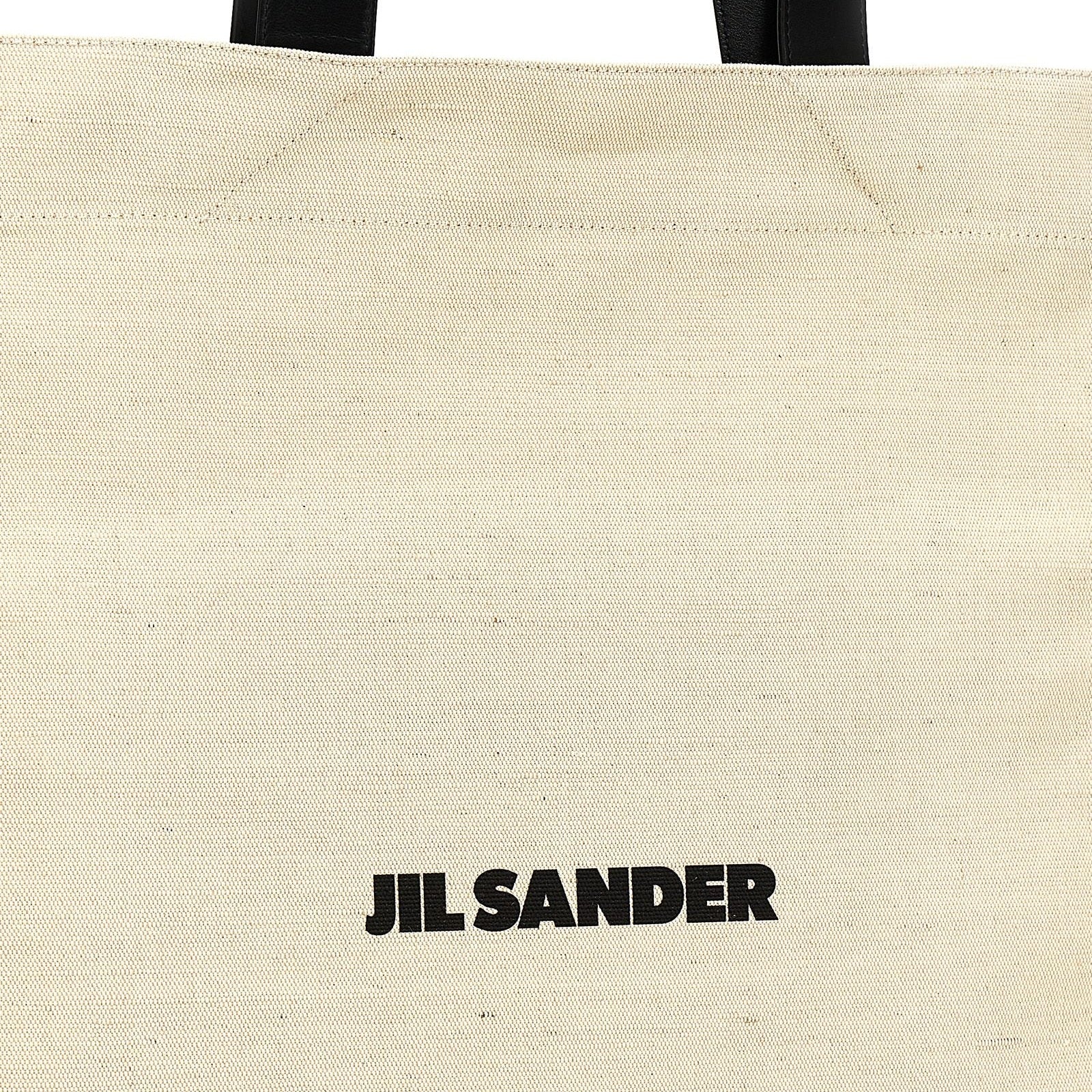 Jil Sander Bicolor Jute Tote Bag