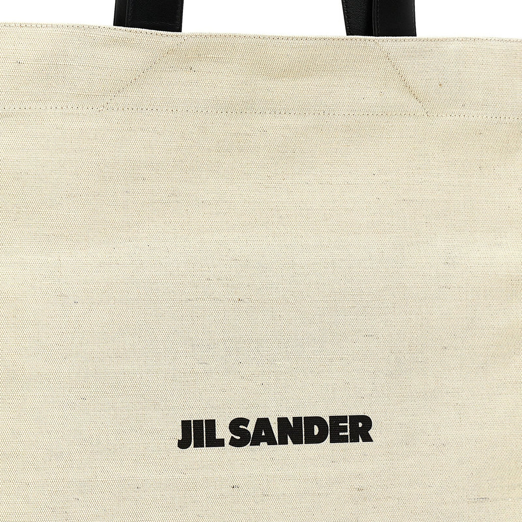 Jil Sander Bicolor Cotton Tote Bag