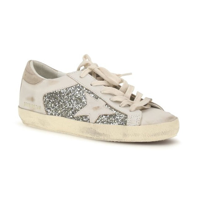 Golden Goose Beige Calf Leather Bos Taurus Sneakers