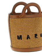 Marni Brown Cotton Handbag