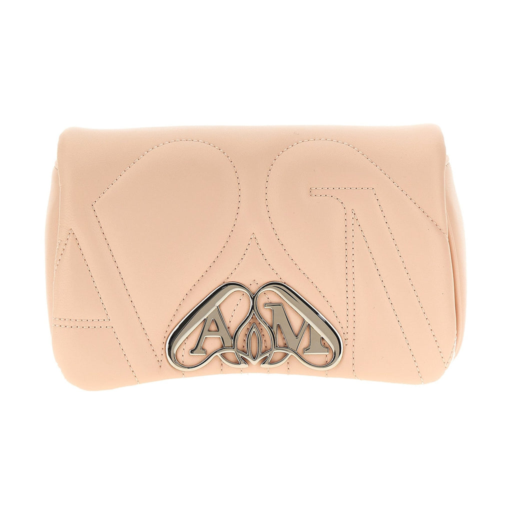 Alexander McQueen Beige Lamb Leather Crossbody Bag