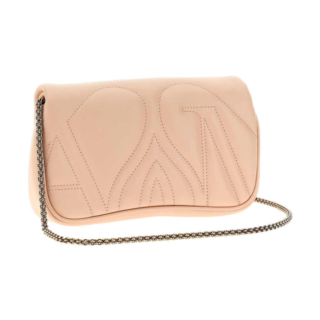 Alexander McQueen Beige Lamb Leather Crossbody Bag