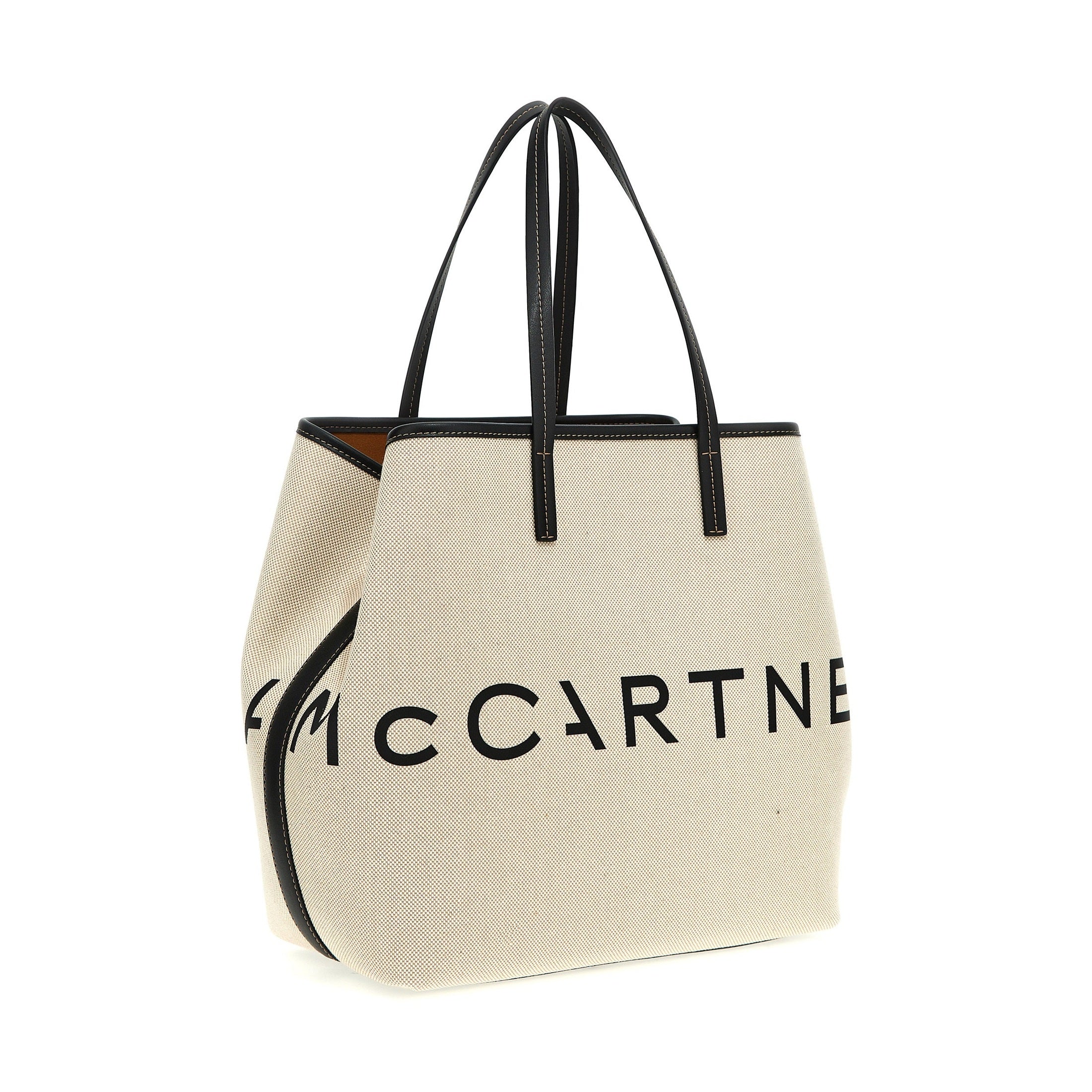 Stella McCartney Beige Cotton Tote Bag
