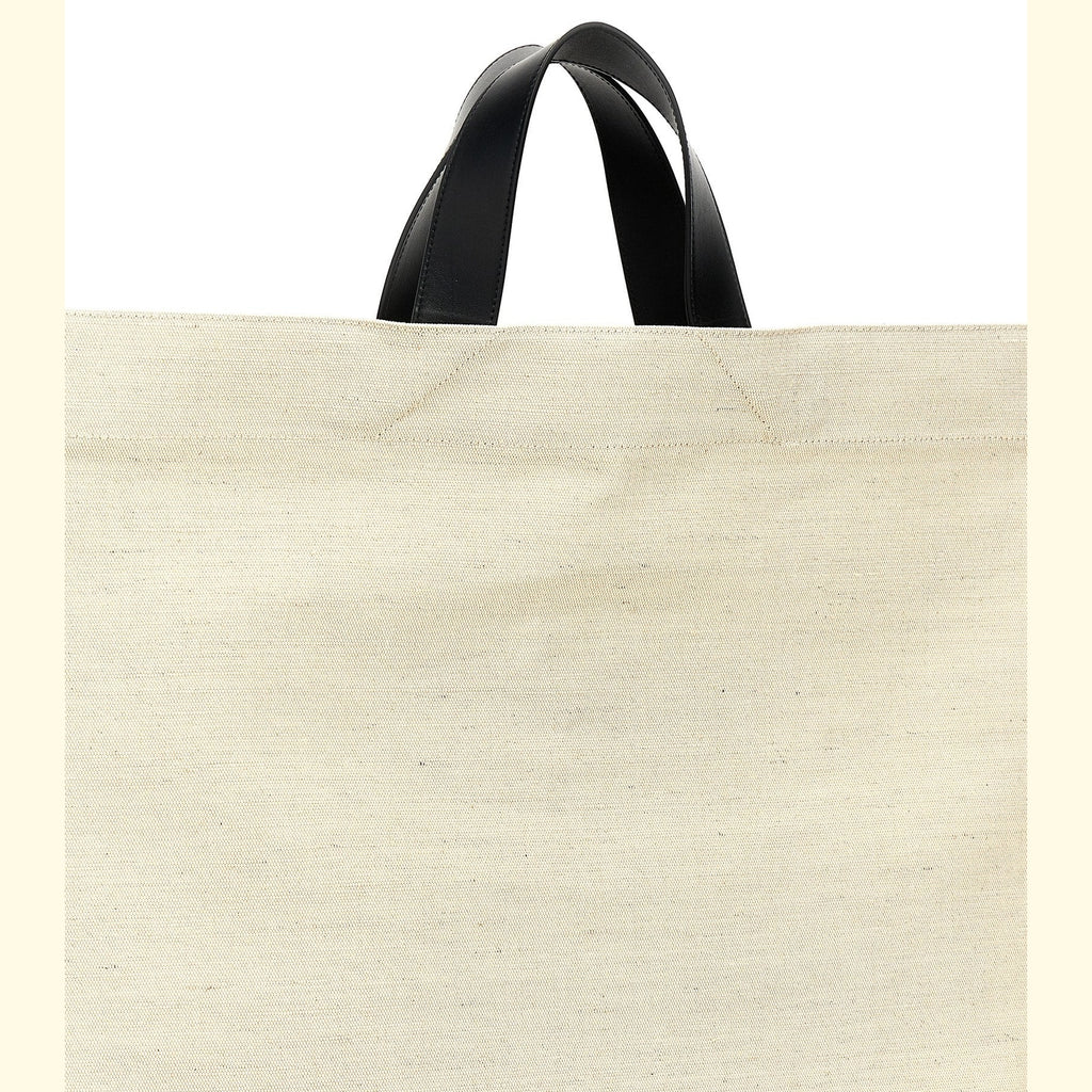 Jil Sander Bicolor Jute Tote Bag