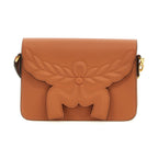 MCM Brown Calfskin Crossbody Bag