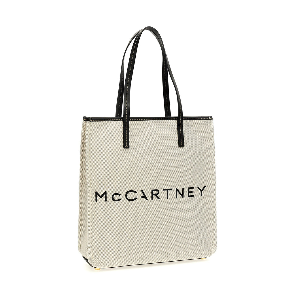 Stella McCartney Beige Cotton Tote Bag