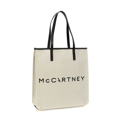 Beige Cotton Tote Bag