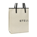 Stella McCartney Beige Cotton Tote Bag