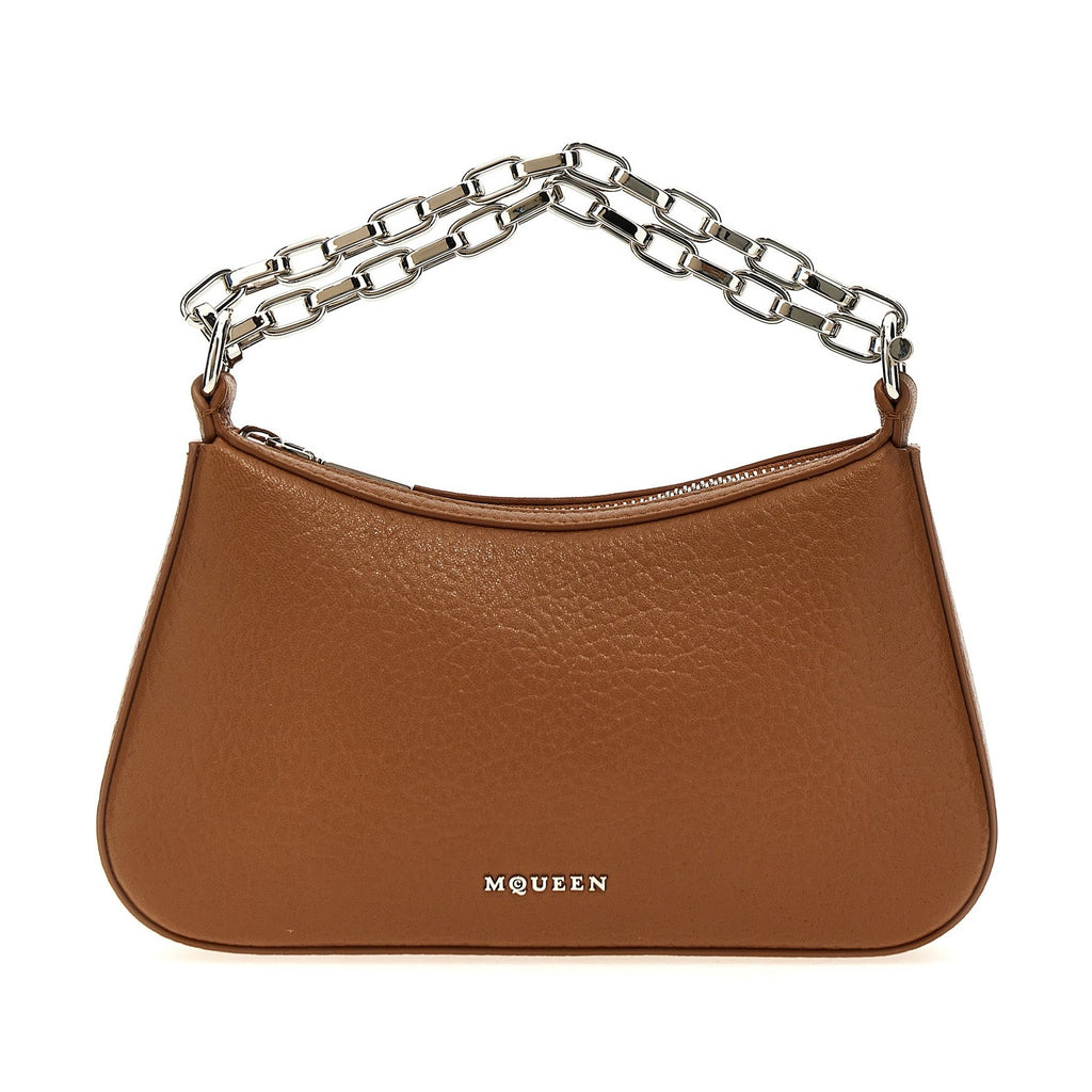 Alexander McQueen Brown Lamb Leather Handbag