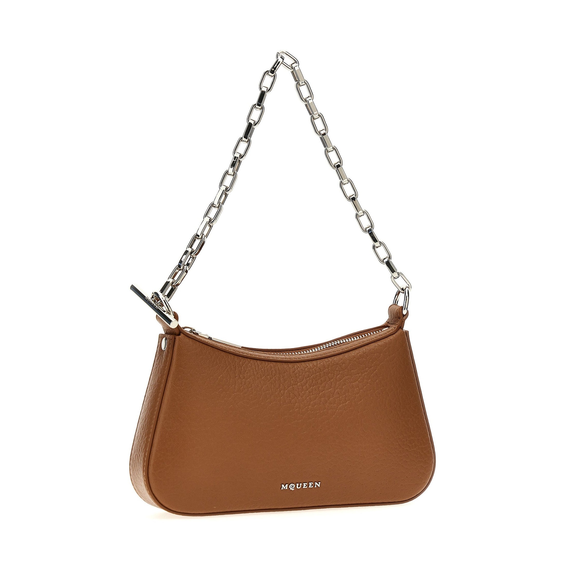 Alexander McQueen Brown Lamb Leather Handbag
