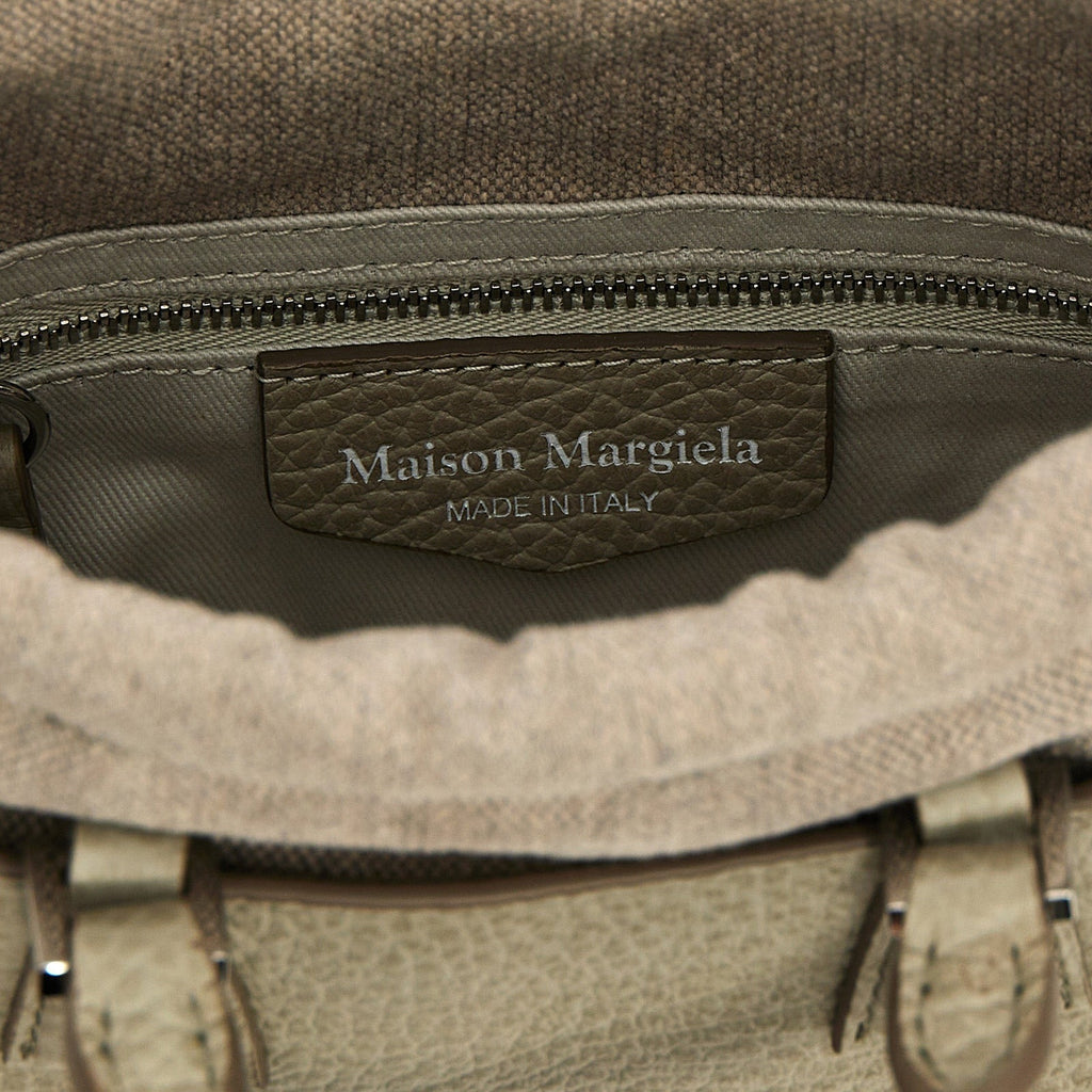 Maison Margiela Gray Calfskin Handbag