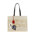 Ferragamo Beige Fabric Tote Bag