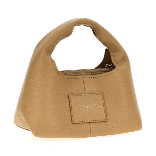 Beige Cowhide Handbag