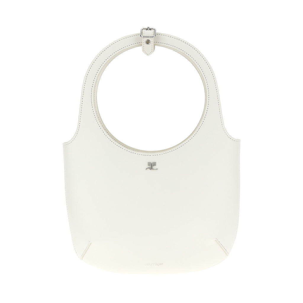 Courrèges White Calfskin Handbag