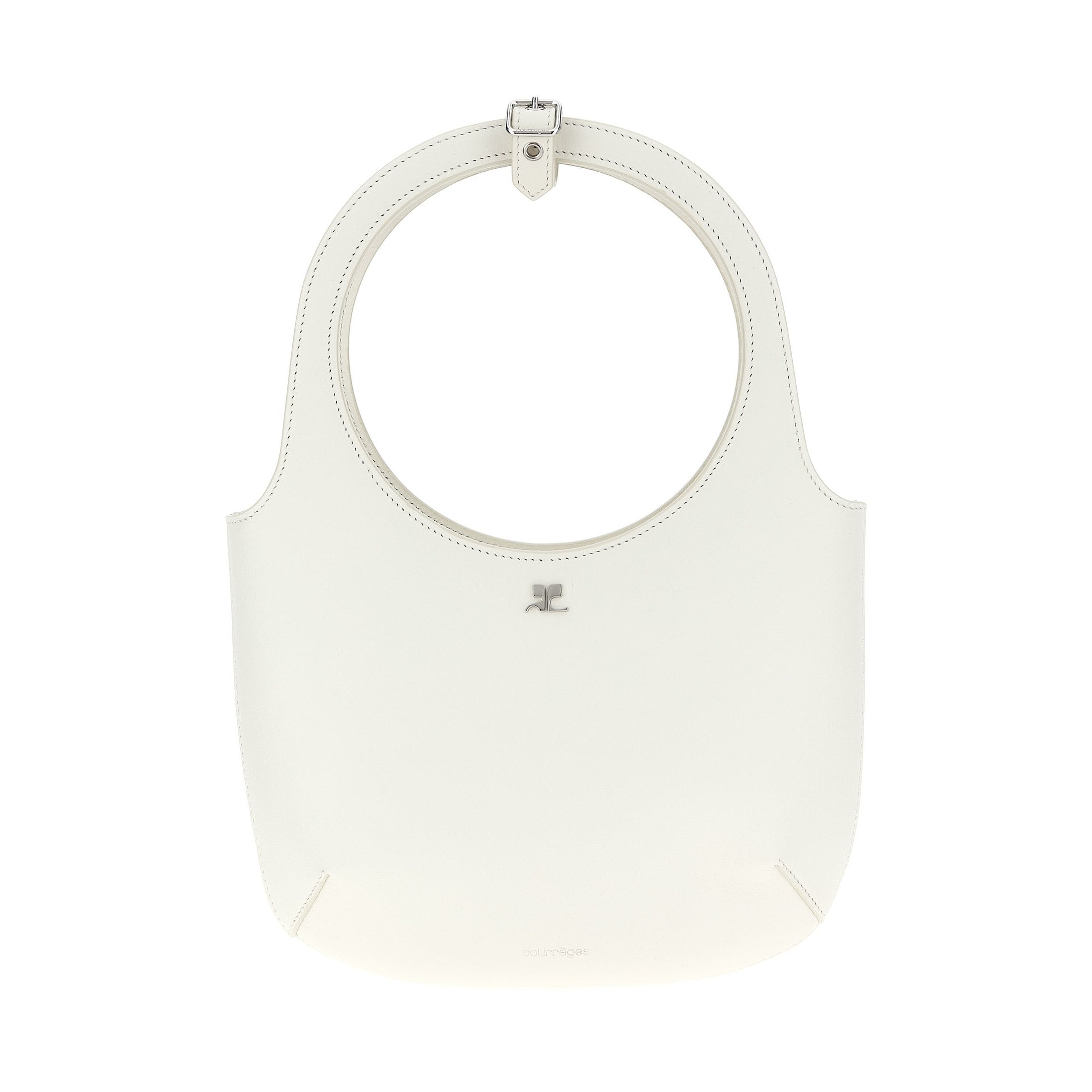 Courrèges White Calfskin Handbag
