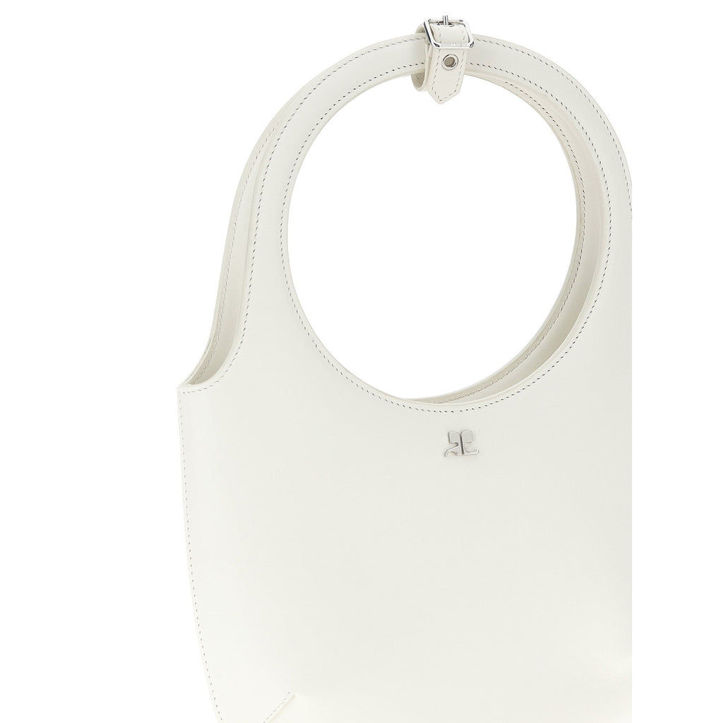 Courrèges White Calfskin Handbag