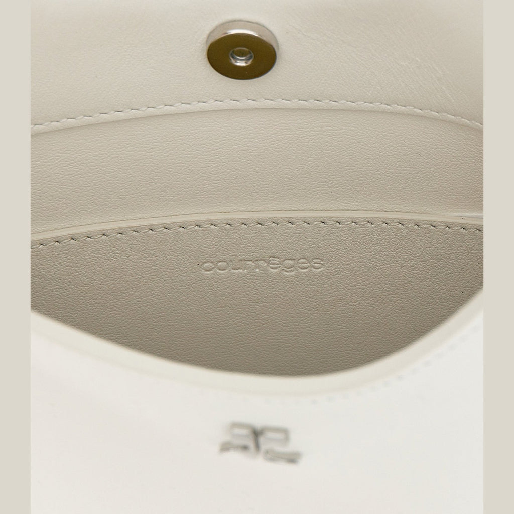 Courrèges White Calfskin Handbag