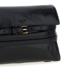 Moschino Black Leather Crossbody Bag