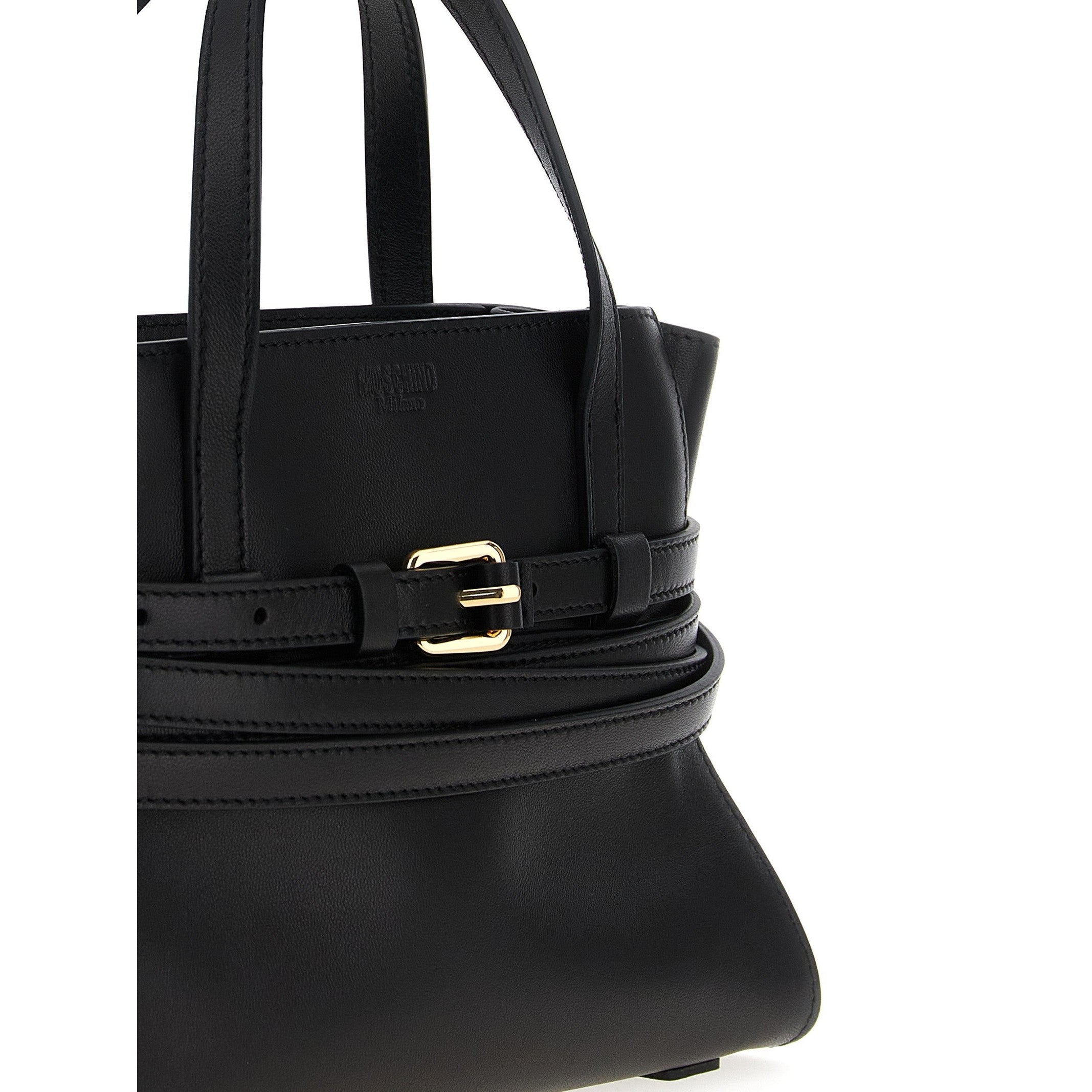Moschino Black Polyester Handbag