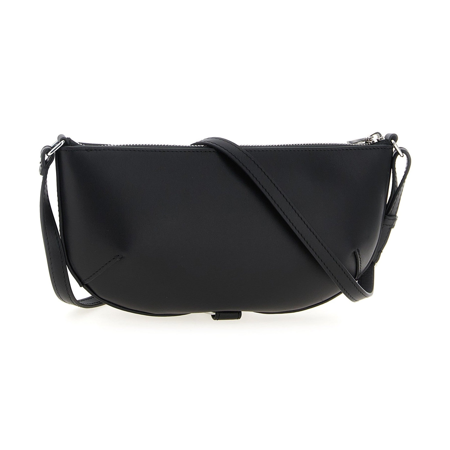 Courrèges Black Calfskin Shoulder Bag