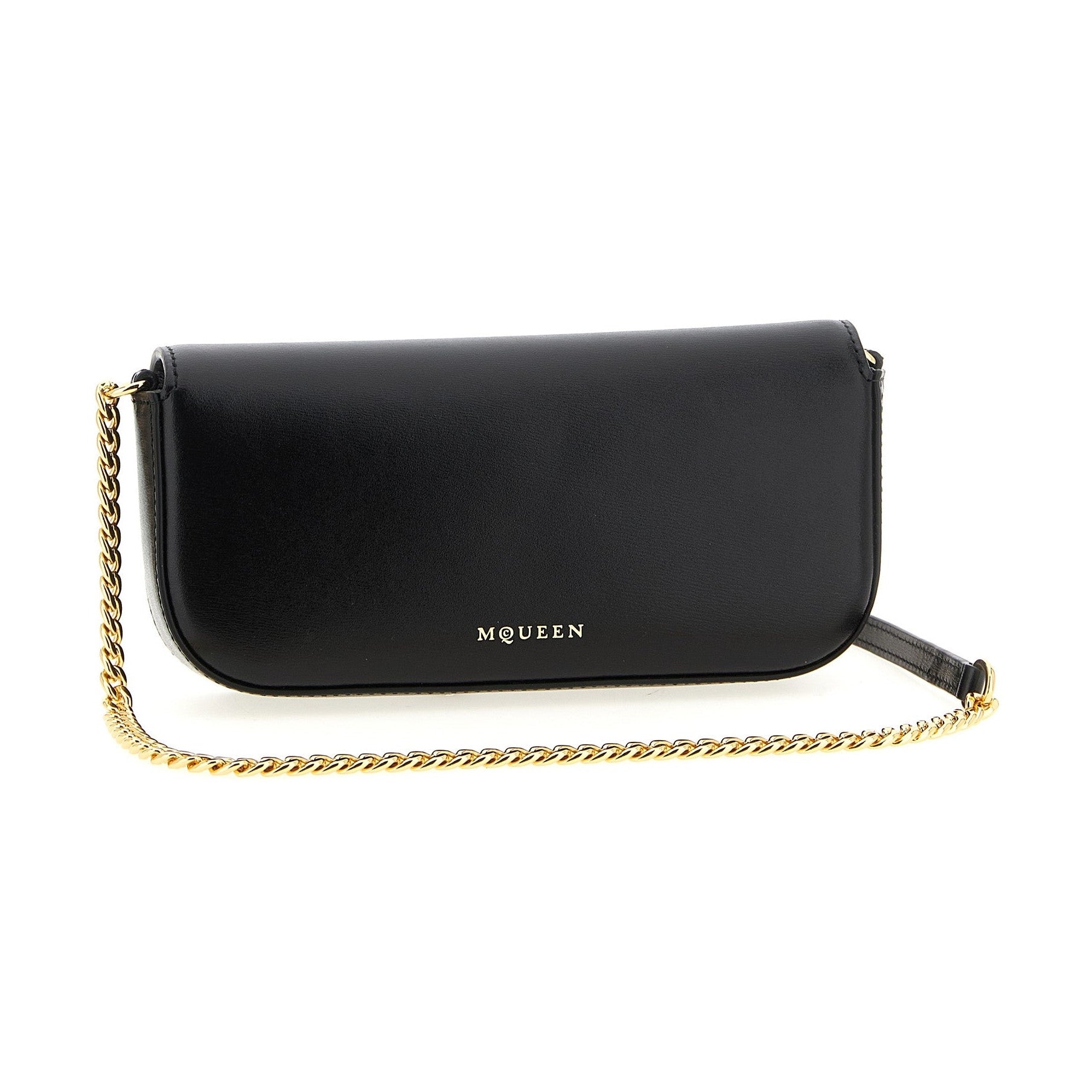 Alexander McQueen Black Calfskin Crossbody Bag