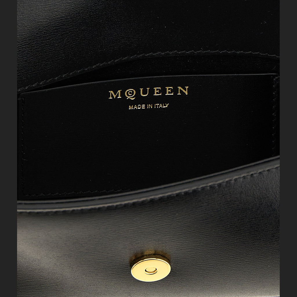 Alexander McQueen Black Calfskin Crossbody Bag
