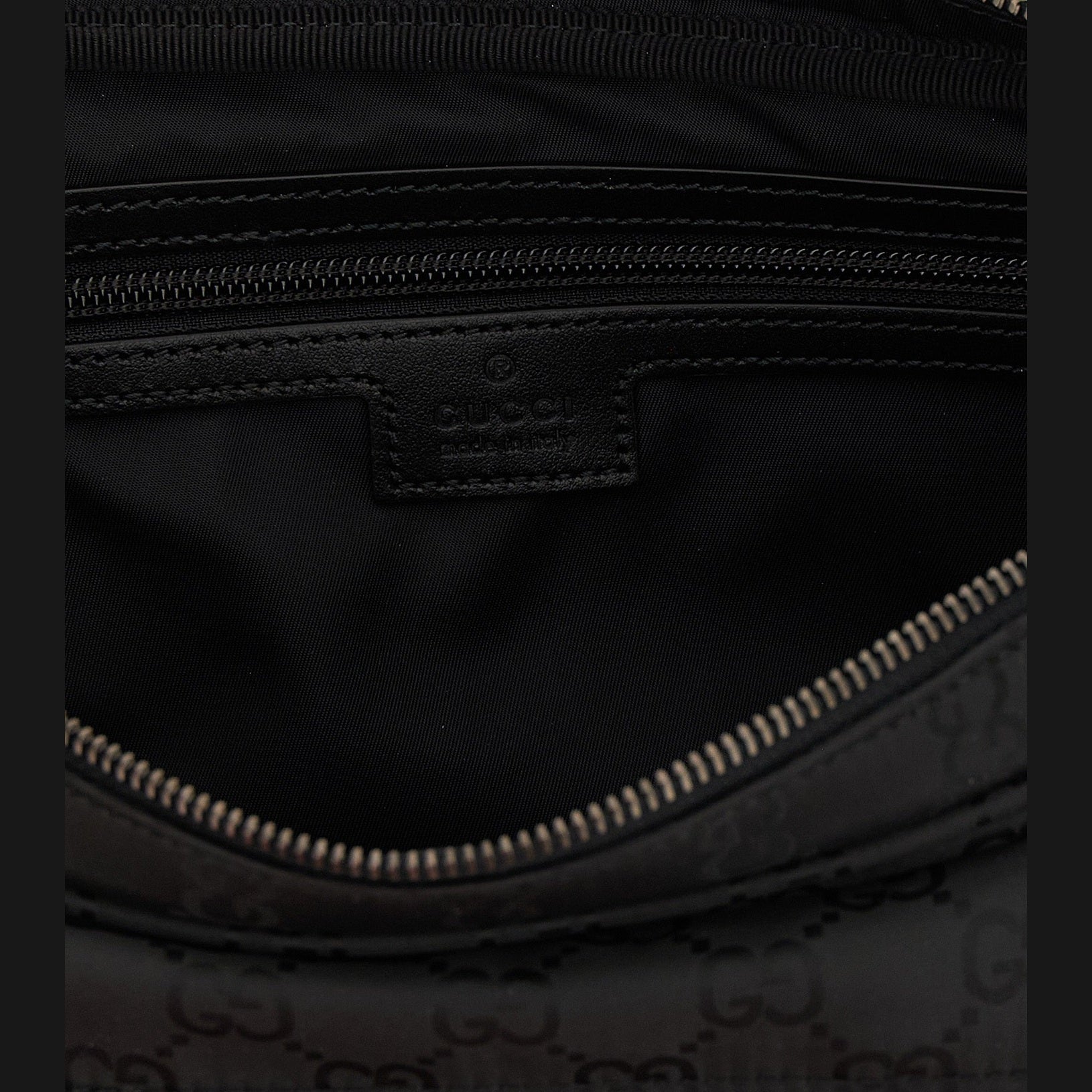 Gucci Black Polyester Crossbody Bag
