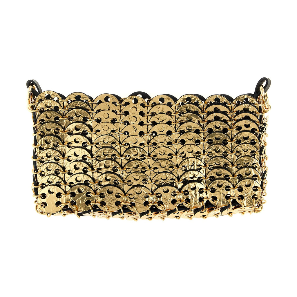 Paco Rabanne Black Calfskin Crossbody Bag