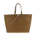 Bicolor Calfskin Tote Bag