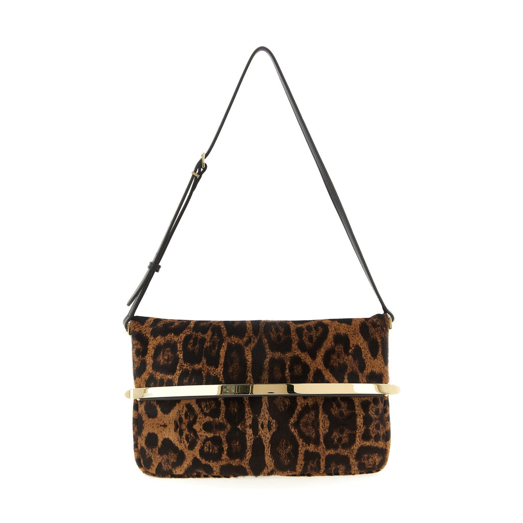 Tod's Brown Calfskin Shoulder Bag