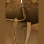 Bicolor Calfskin Tote Bag