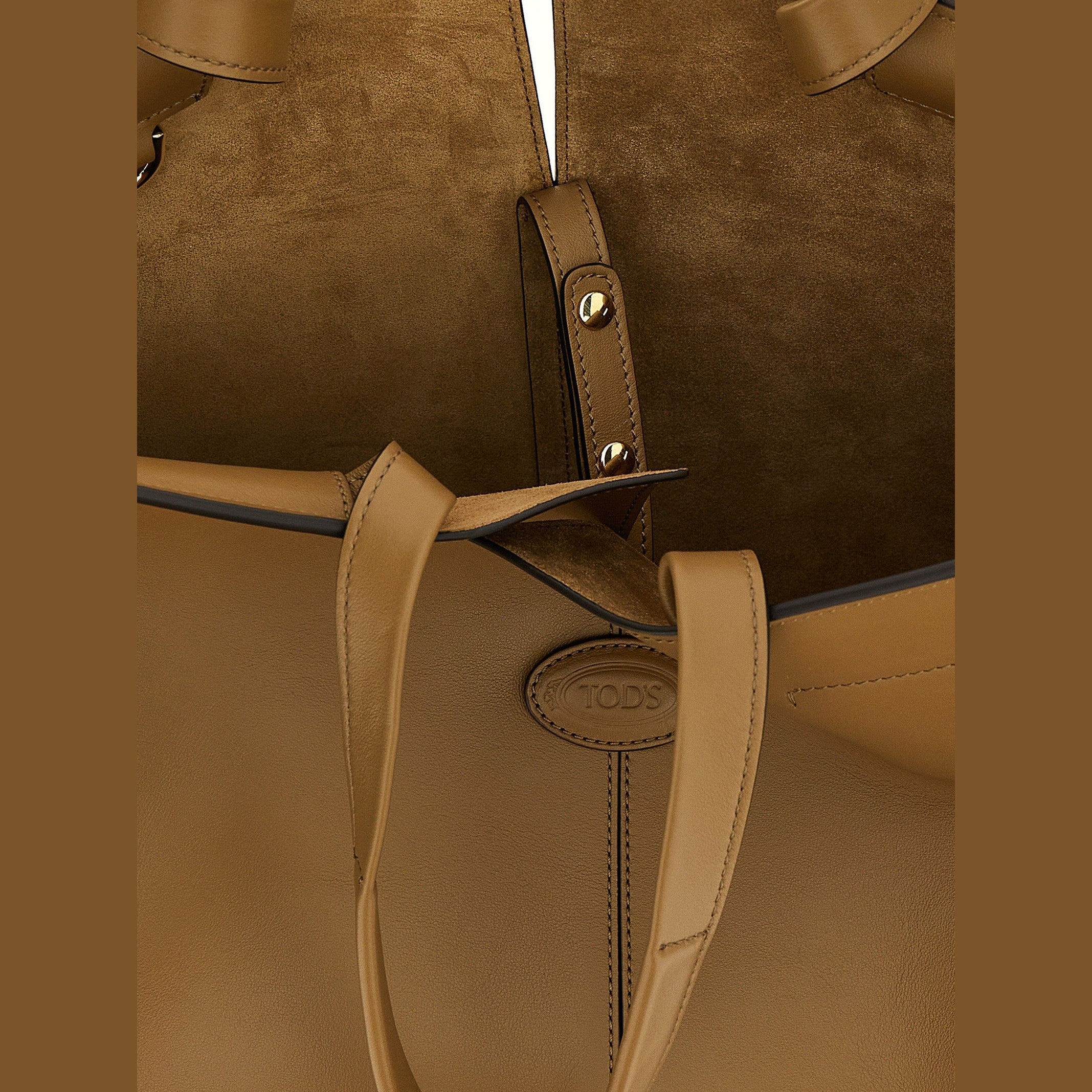 Bicolor Calfskin Tote Bag