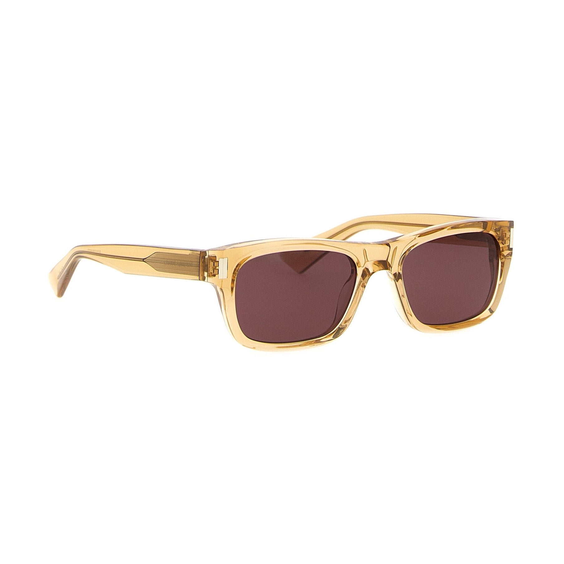 Saint Laurent Beige Acetate Sunglasses