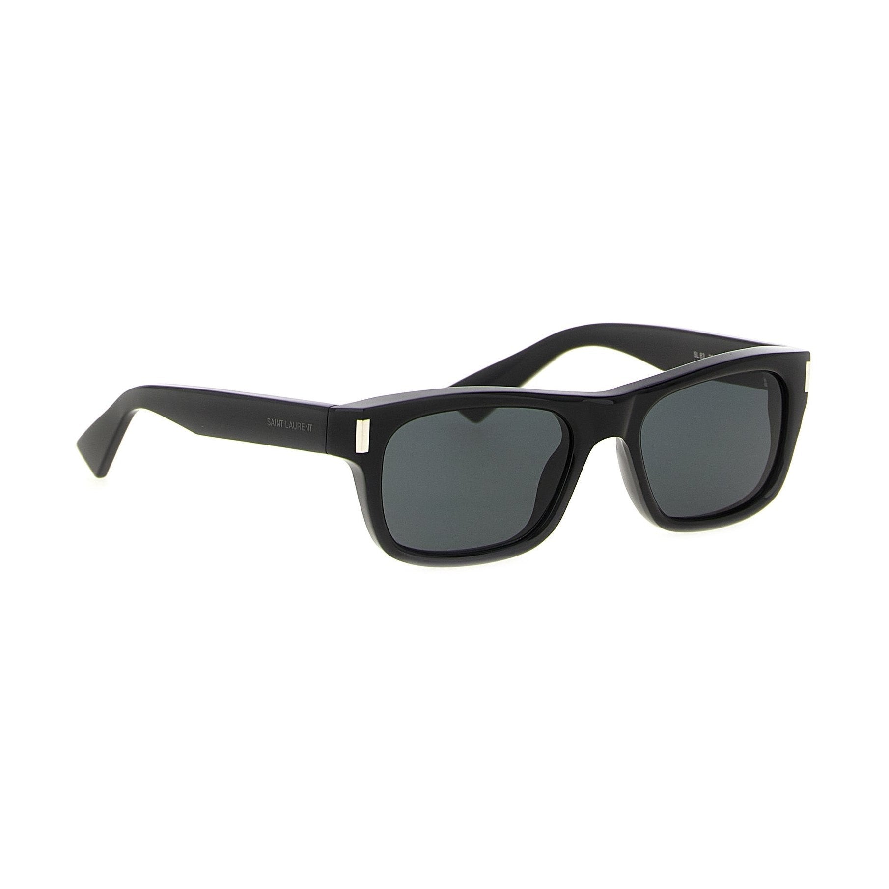 Saint Laurent Black Acetate Sunglasses