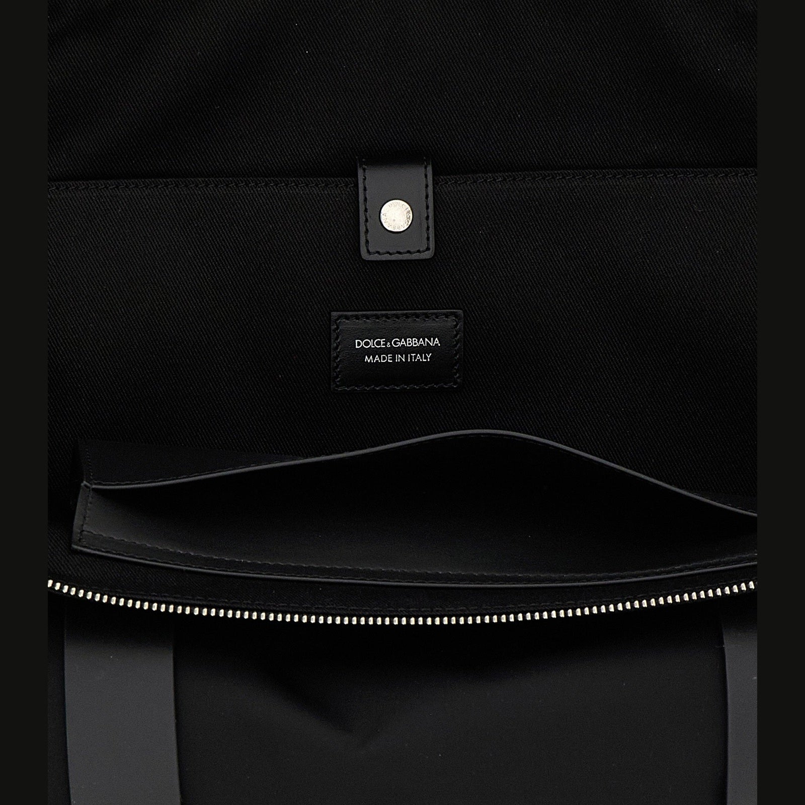 Dolce & Gabbana Black Polyamide Tote Bag