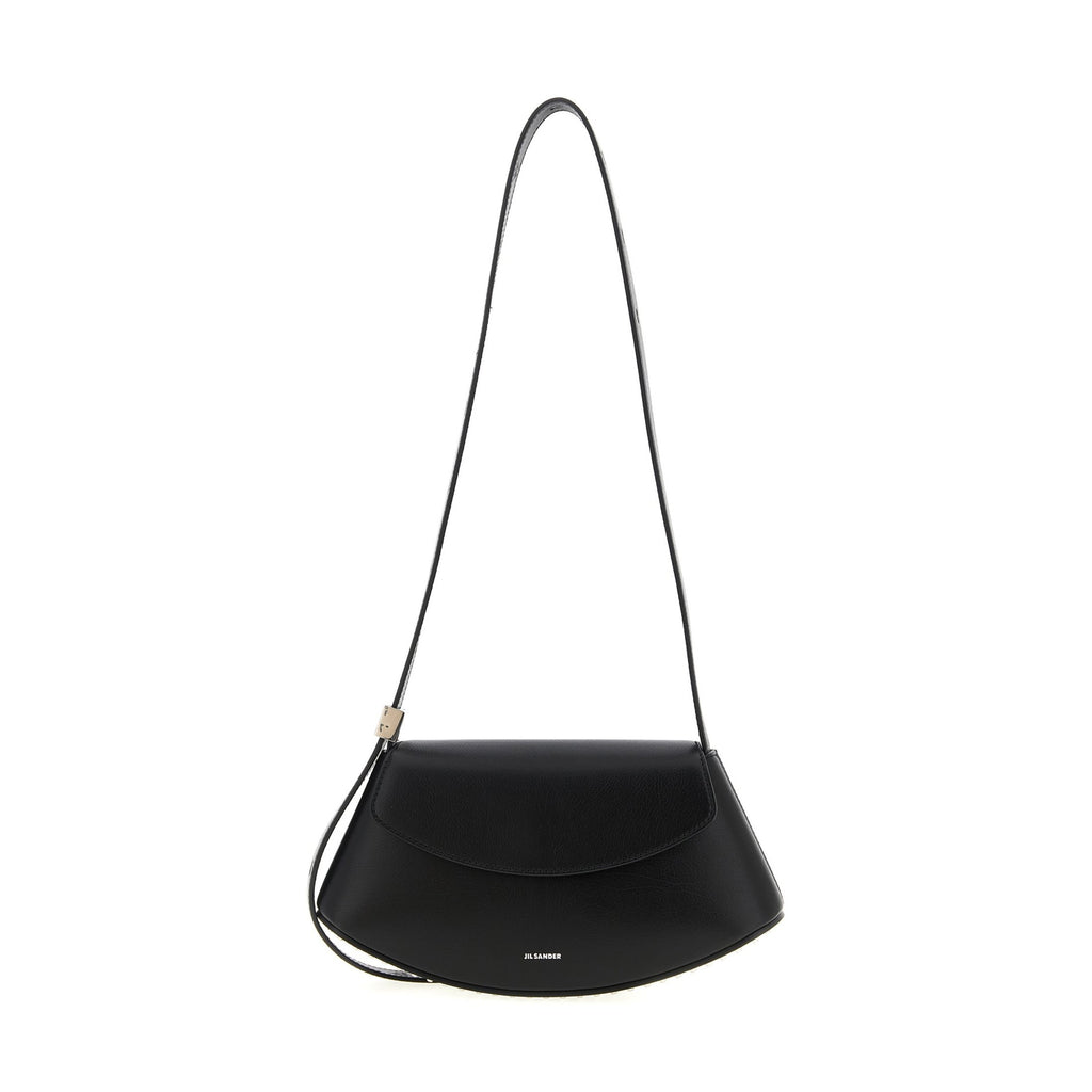 Jil Sander Black Bovine Leather Crossbody Bag