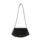 Jil Sander Black Bovine Leather Crossbody Bag