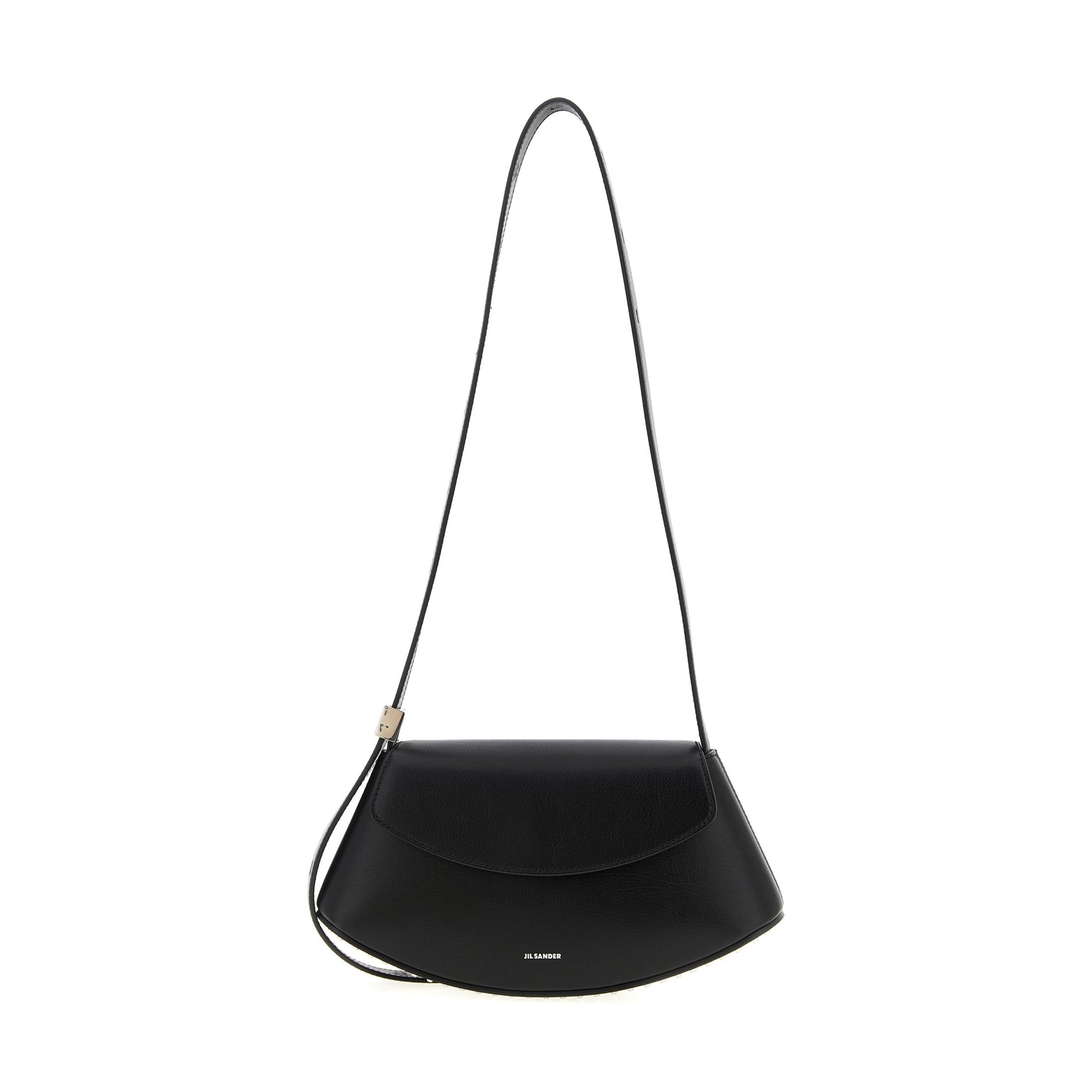 Jil Sander Black Bovine Leather Crossbody Bag