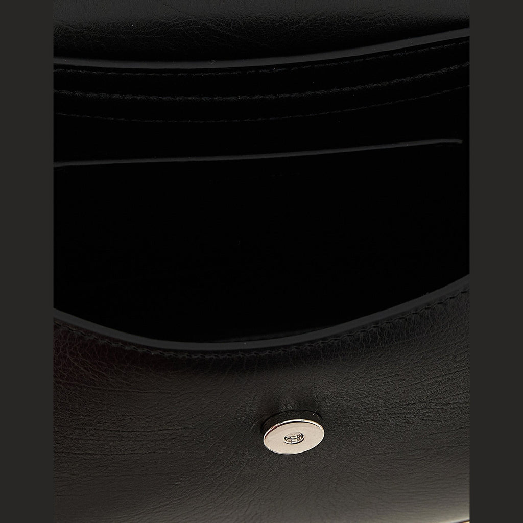 Jil Sander Black Bovine Leather Crossbody Bag