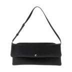Courrèges Black Cowhide Clutch Bag