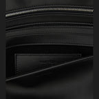Courrèges Black Cowhide Clutch Bag