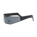 Rick Owens Black Stainless Steel Sunglasses
